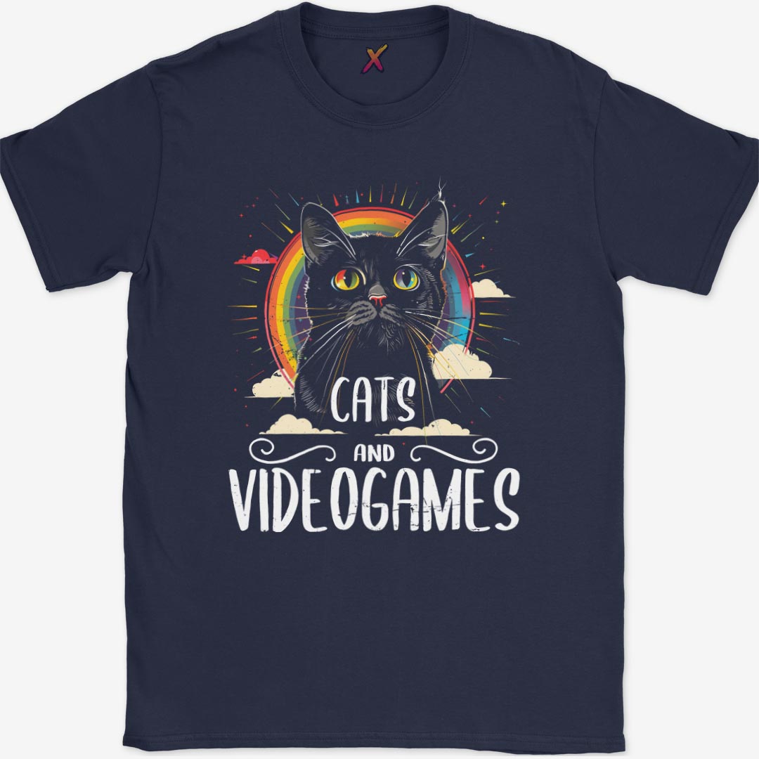 Cats And Videogames T-Shirt