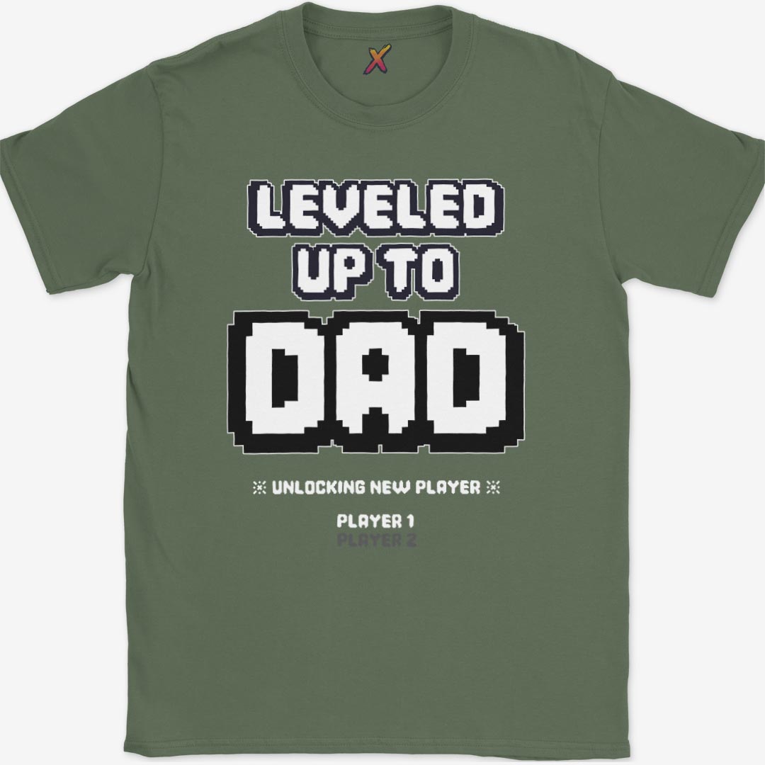 Leveled Up To Dad T-Shirt