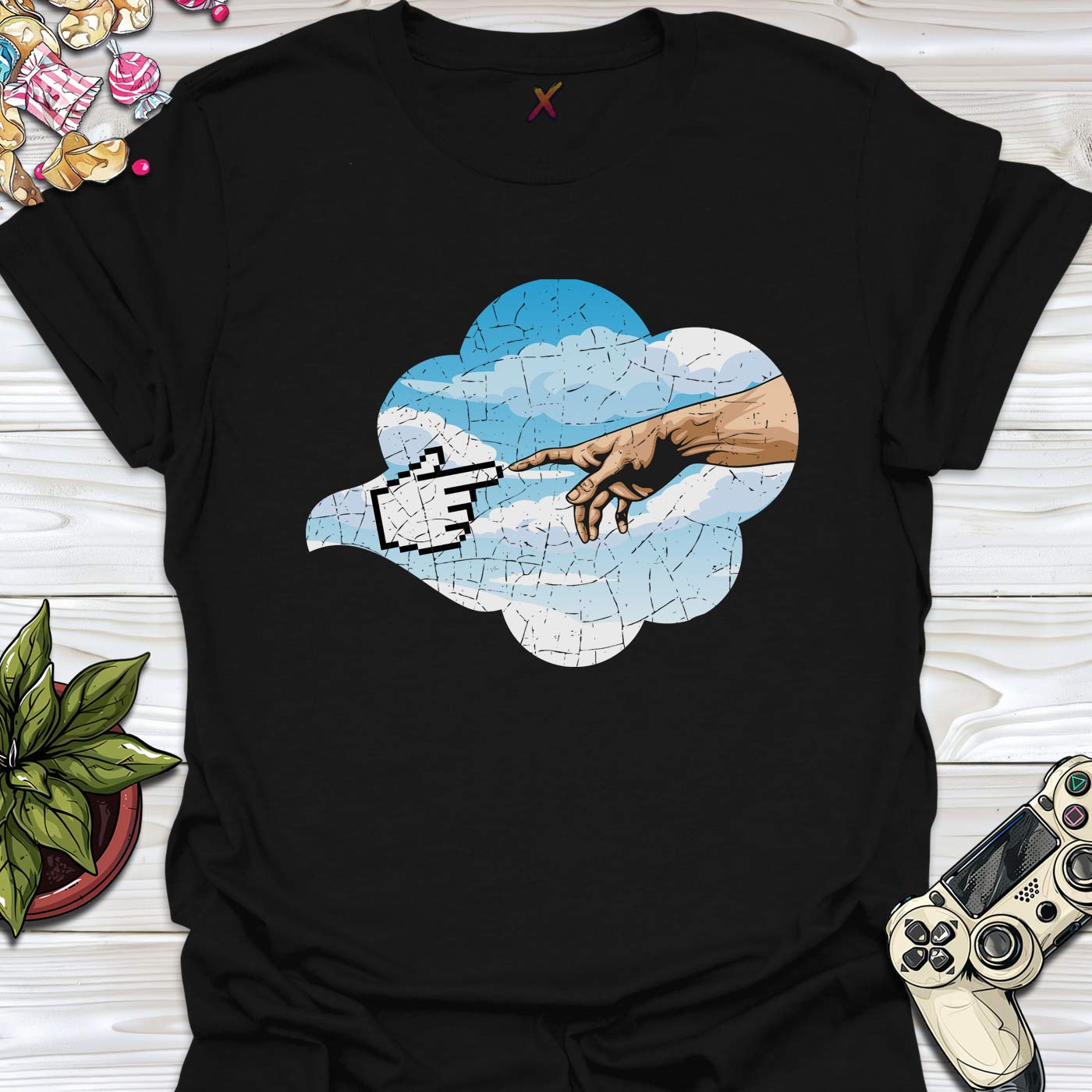 DaVinci Finger T-Shirt