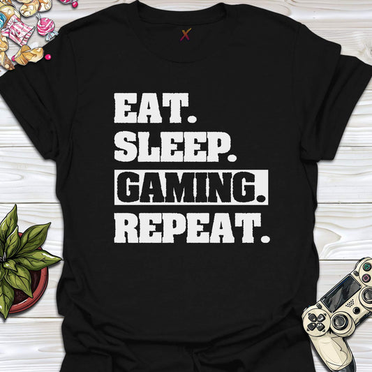 Eat. Sleep. Gaming. Repeat. T-Shirt