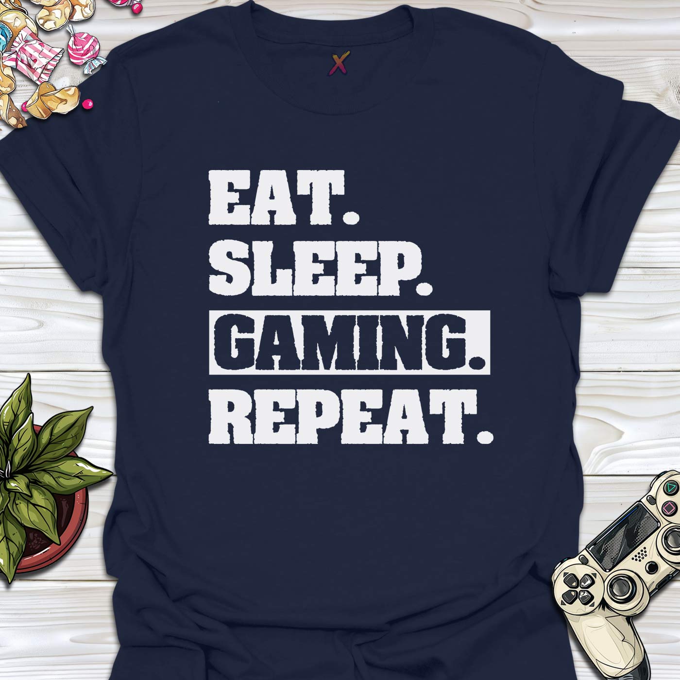 Eat. Sleep. Gaming. Repeat. T-Shirt