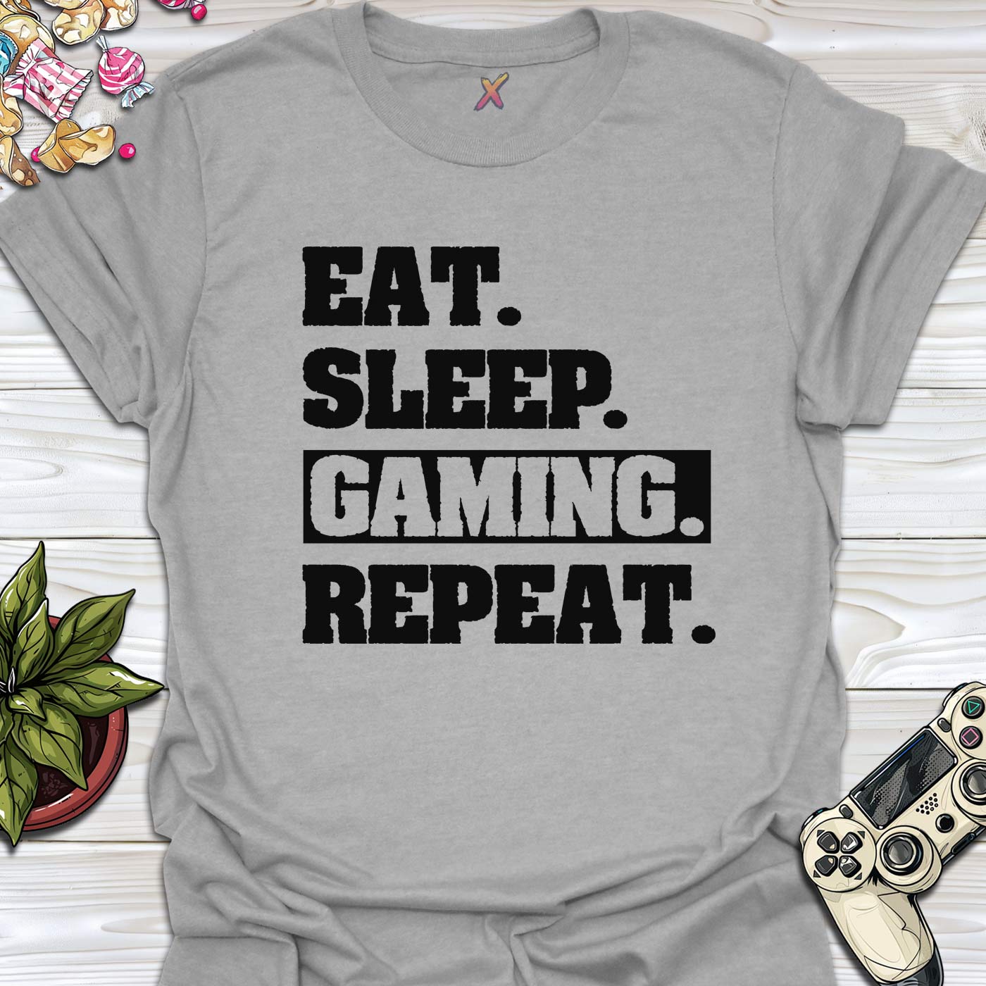 Eat. Sleep. Gaming. Repeat. T-Shirt