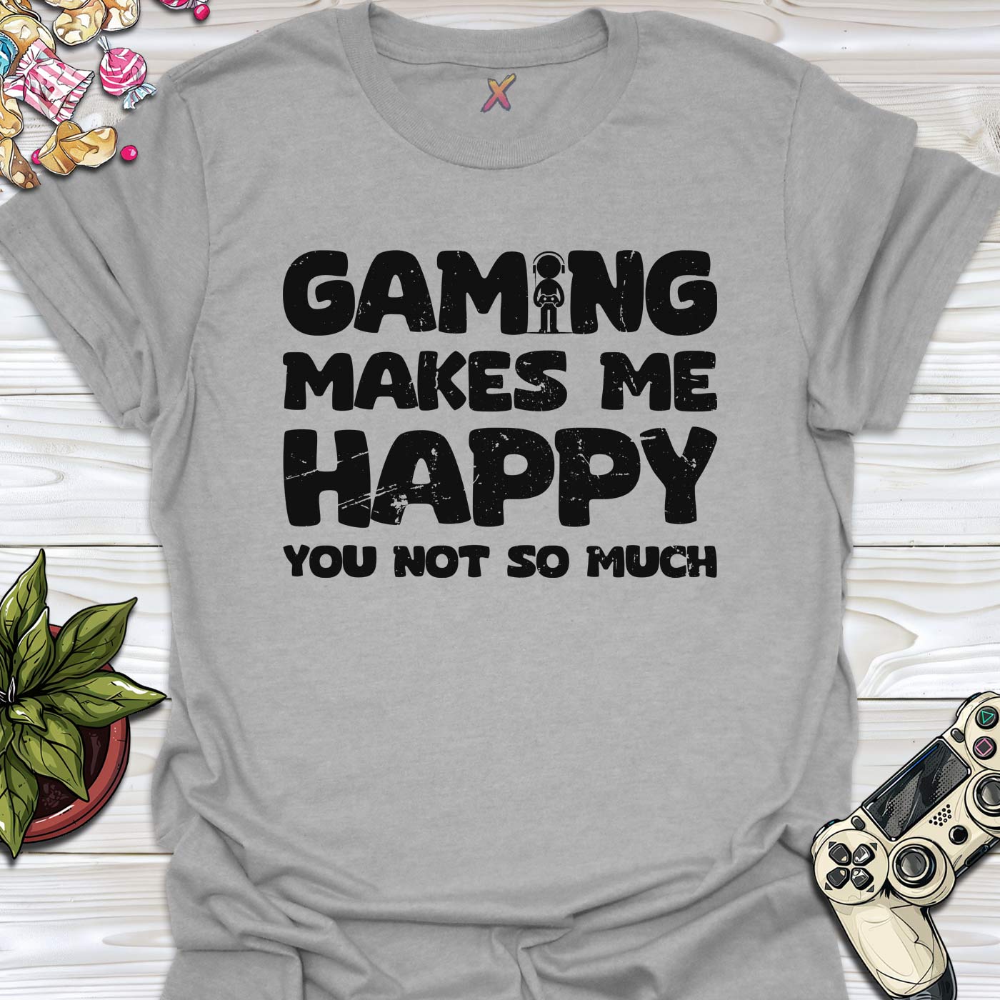 Gaming Makes Me Happy T-Shirt
