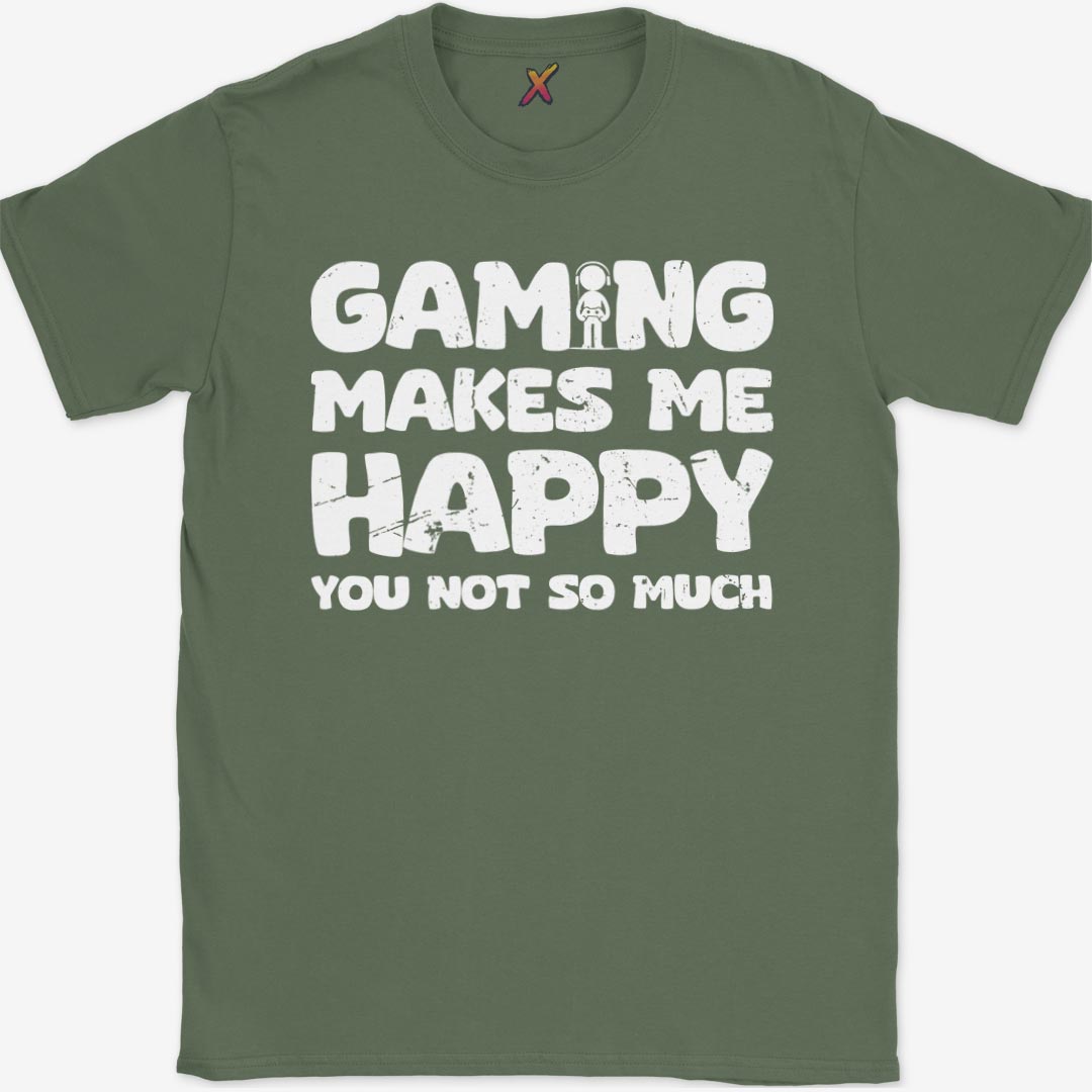 Gaming Makes Me Happy T-Shirt