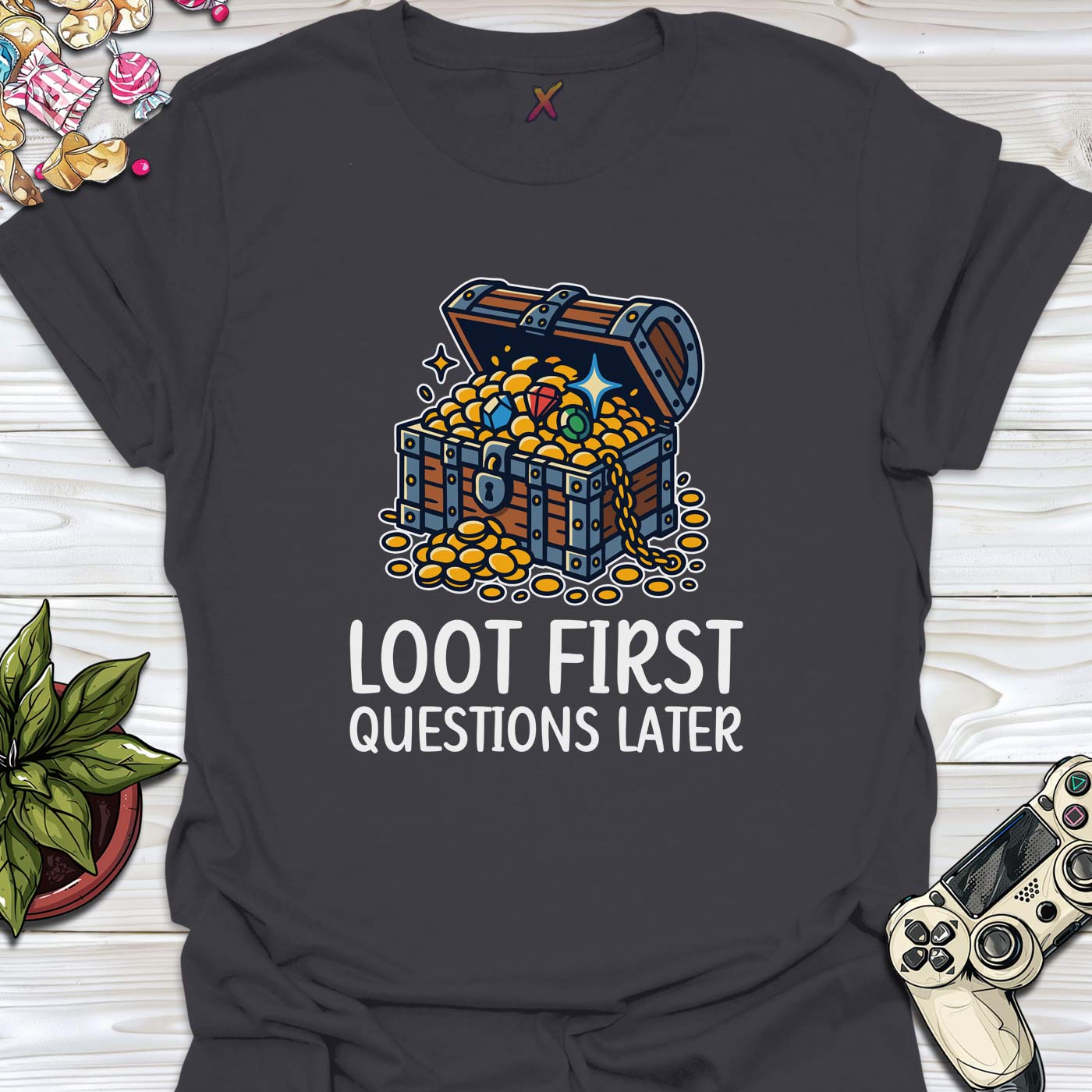 Loot First Questions Later T-Shirt