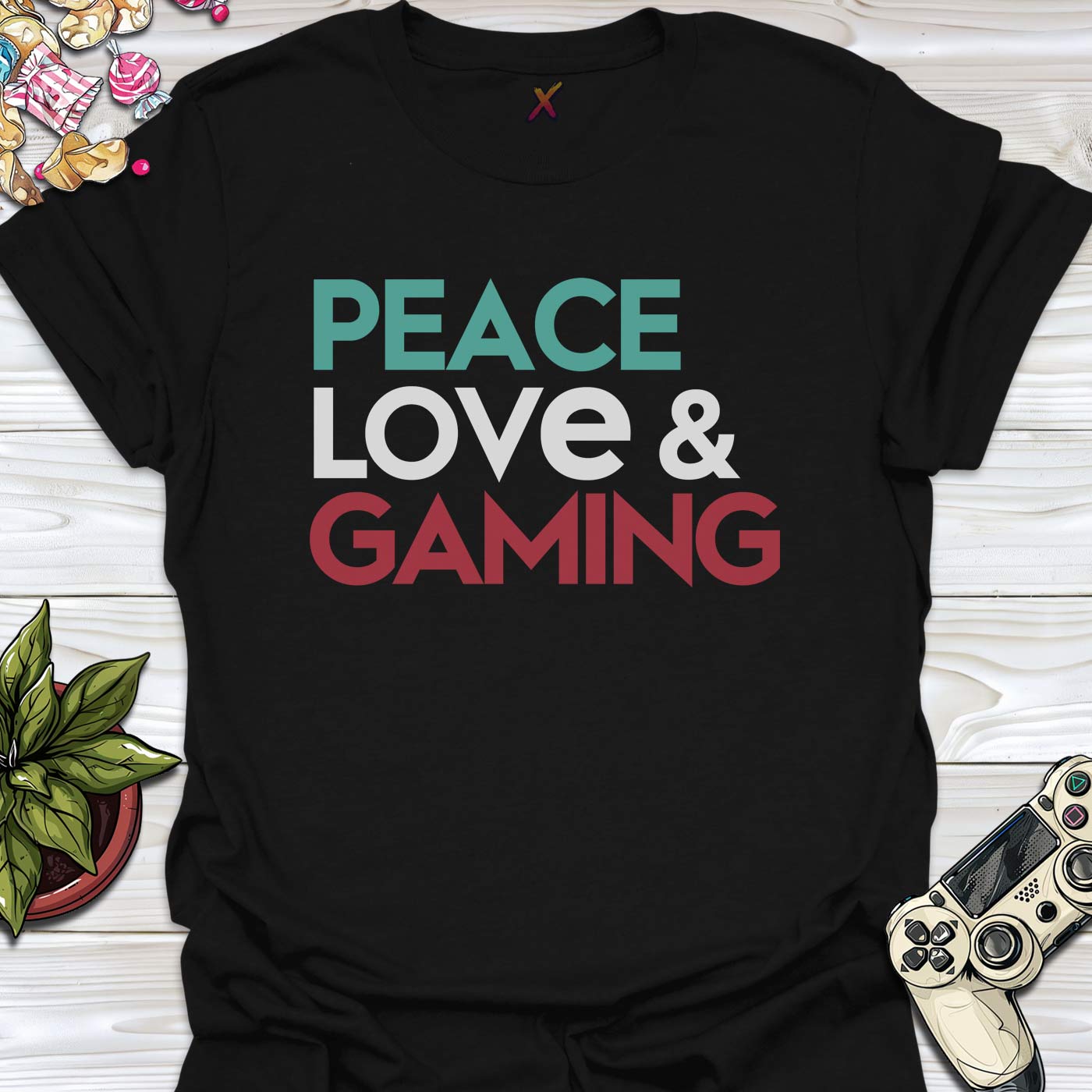 Peace Love & Gaming T-Shirt