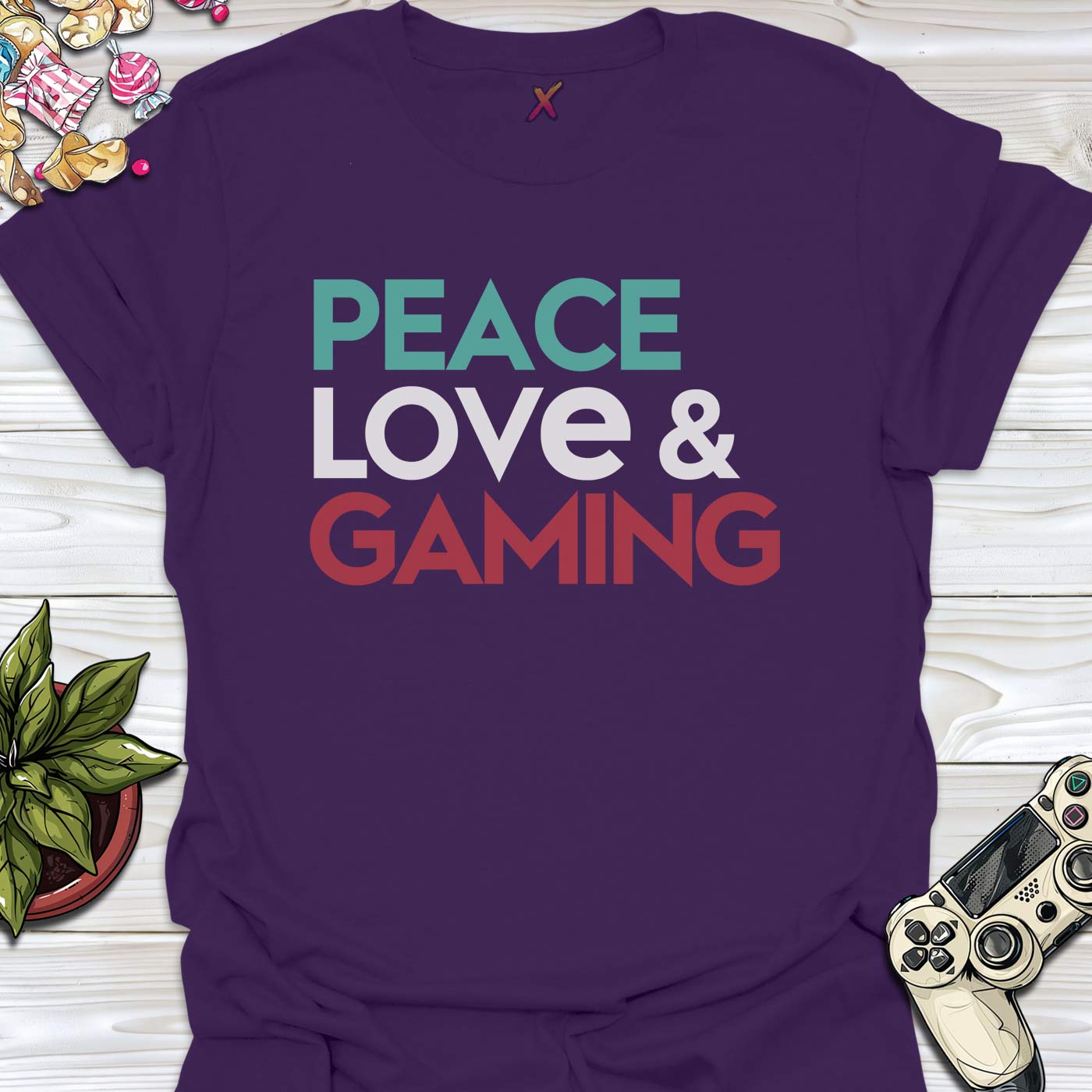 Peace Love & Gaming T-Shirt