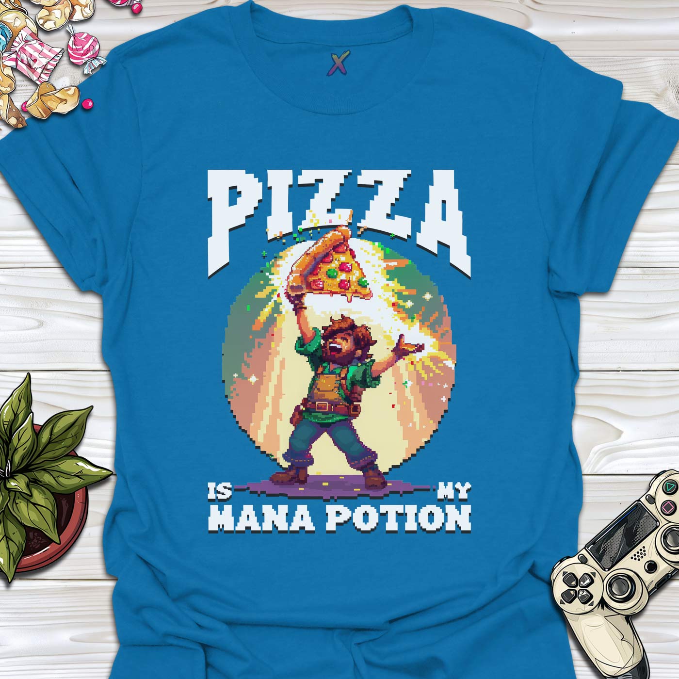 Pizza Is My Mana Potion T-Shirt