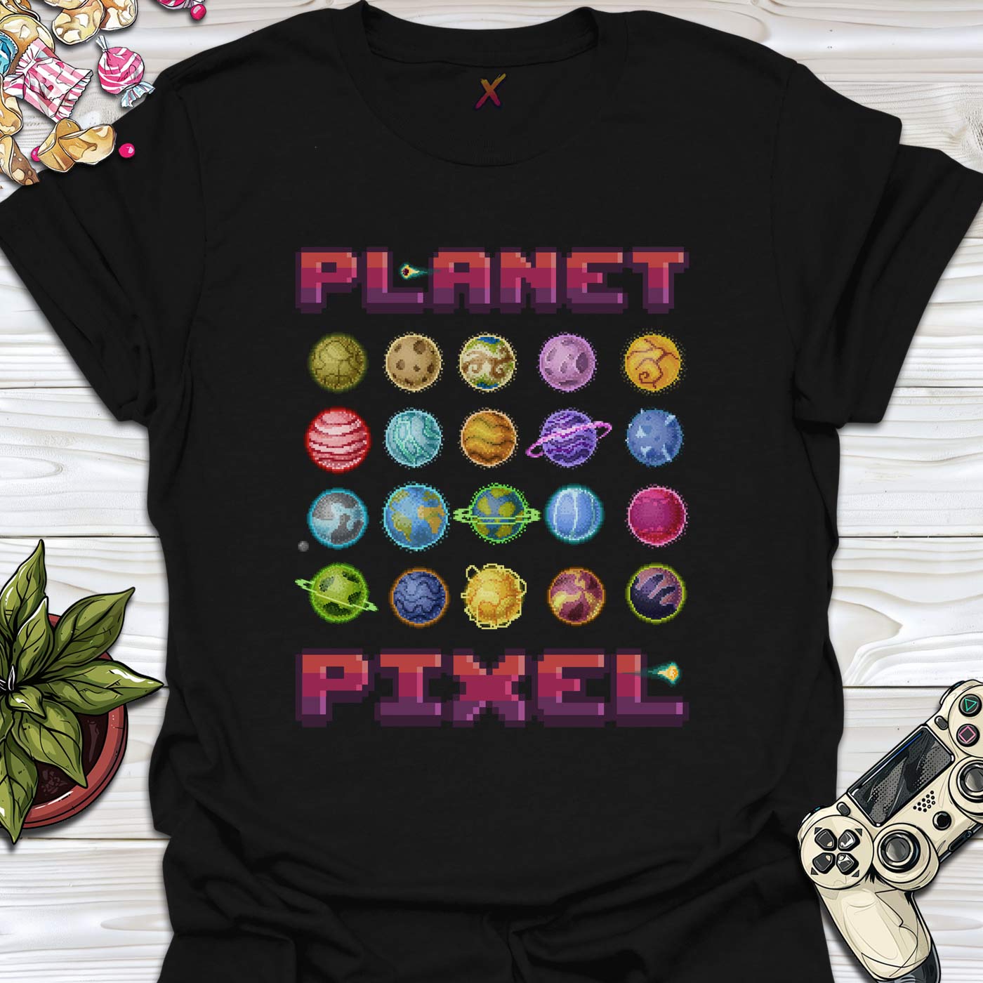 Planet Pixel T-Shirt