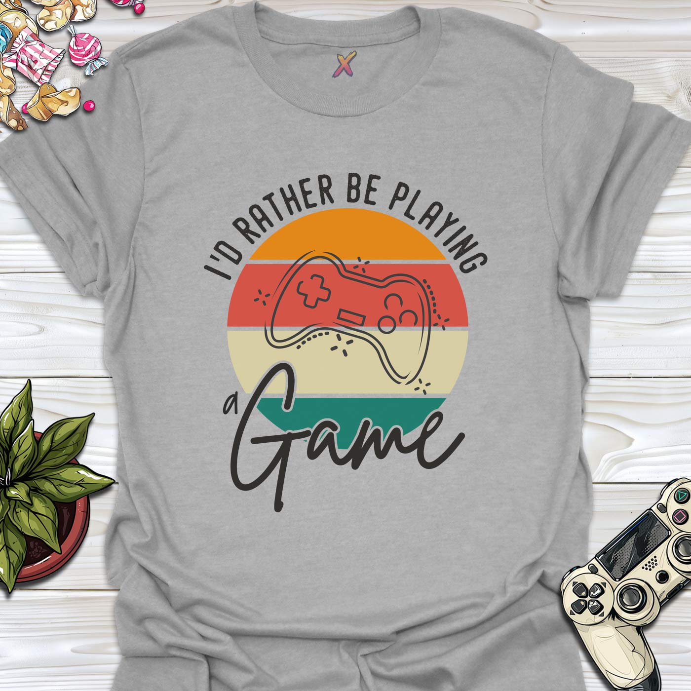 I'd Rather Be Playing T-Shirt