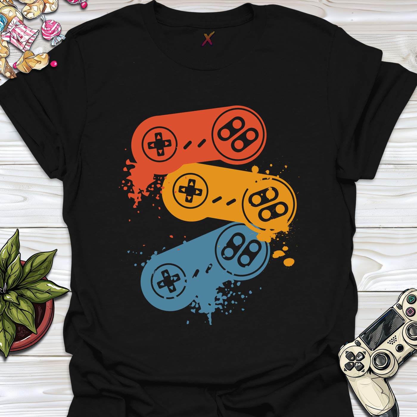 Retro Controllers T-Shirt