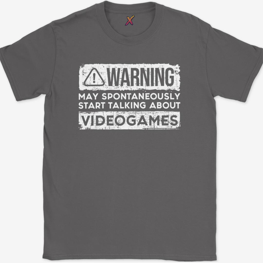 Warning May Talk About Videogames T-Shirt