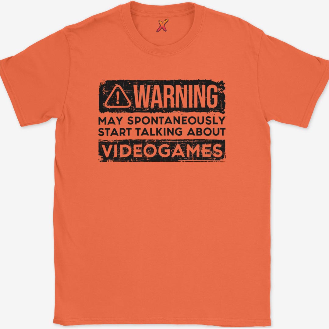 Warning May Talk About Videogames T-Shirt