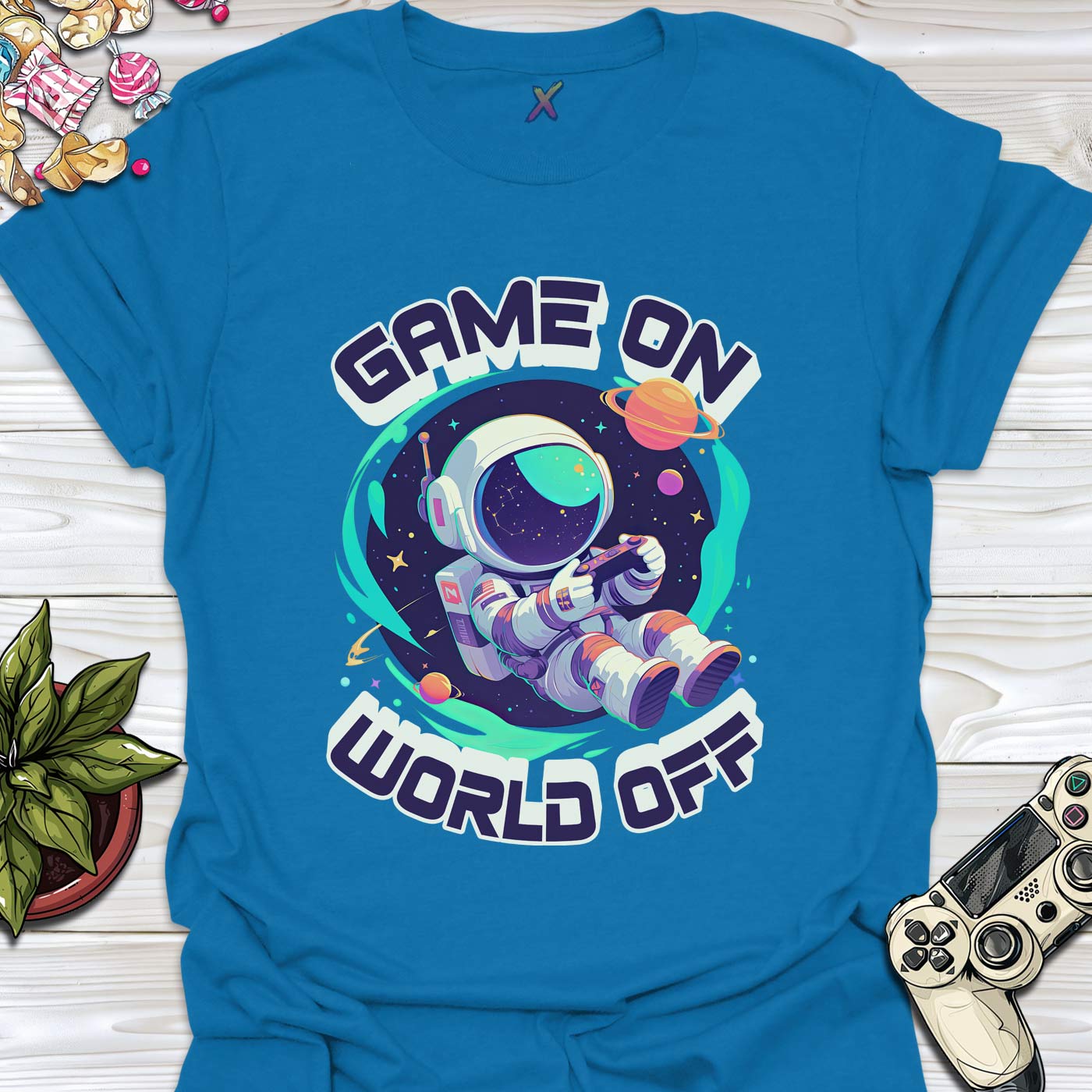 Game On World Off T-Shirt