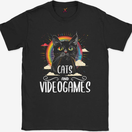 Cats And Videogames T-Shirt
