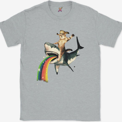 Cat Shark Rodeo Meme T-Shirt