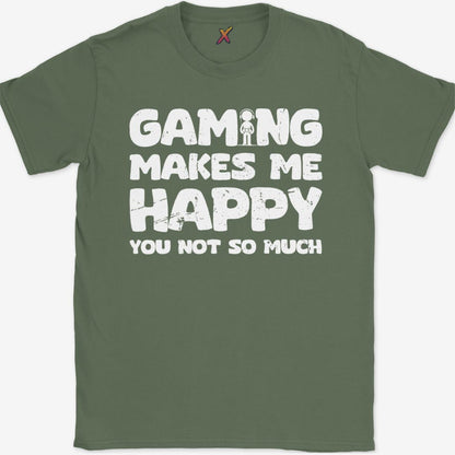 Gaming Makes Me Happy T-Shirt