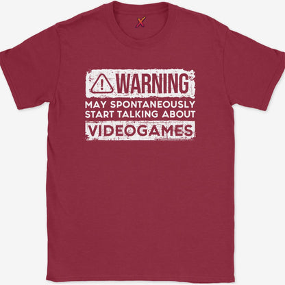 Warning May Talk About Videogames T-Shirt