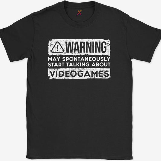 Warning May Talk About Videogames T-Shirt
