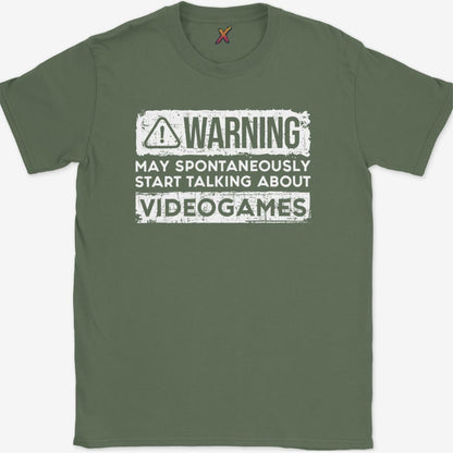 Warning May Talk About Videogames T-Shirt