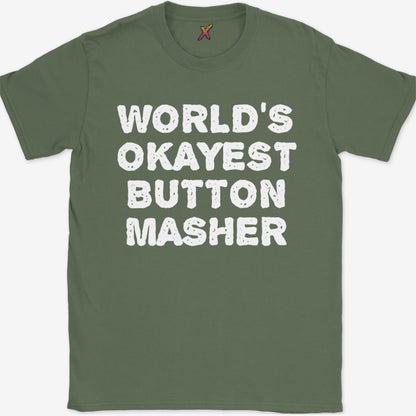 World's Okayest Button Masher T-Shirt